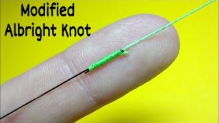 Соединительный узел modified albright knot. Как связать леску между собой. Лайфхаки и самоделки